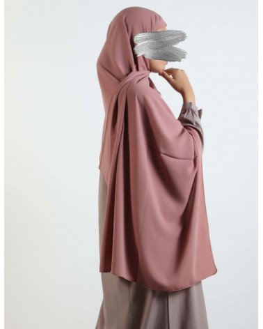hijab soie de Médine-Rose...