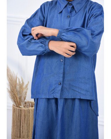 طقم دجين خفيف