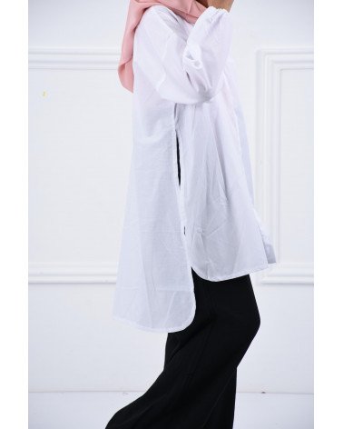 Long Loose-Fit Girls' Shirt