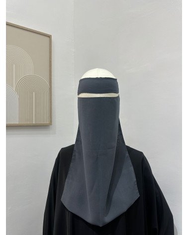 niqab simple en mousseline royale