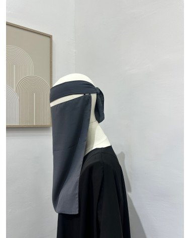 niqab simple en mousseline... 2