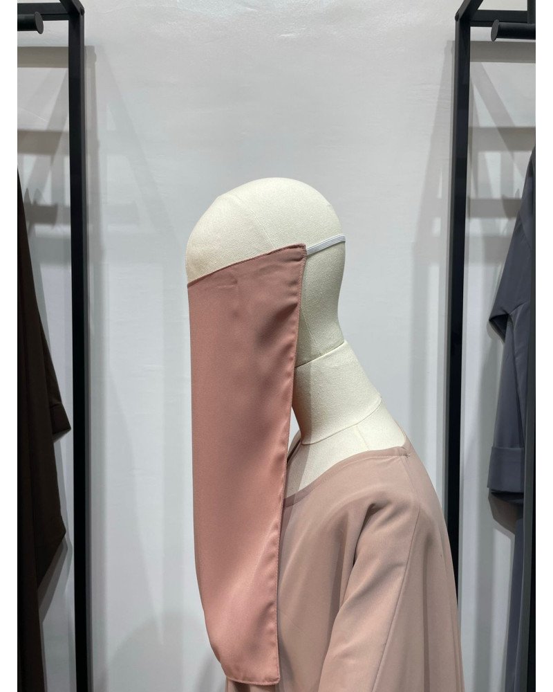 HALF NIQAB -crepe Georgette