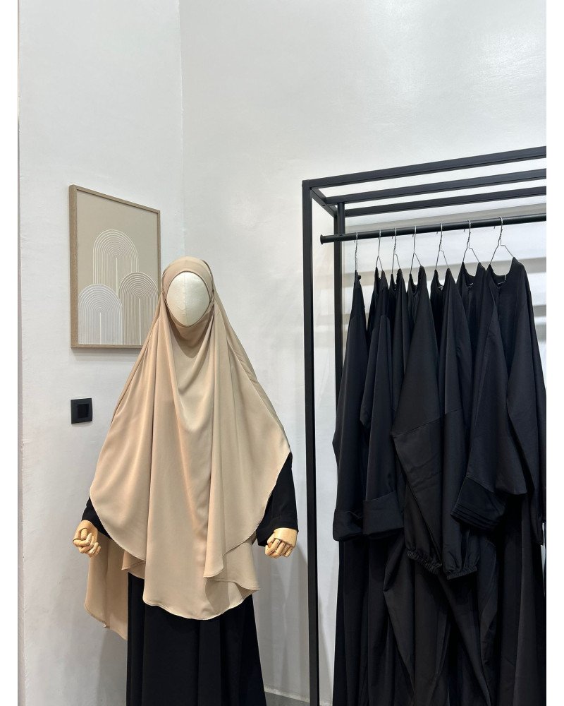 Khimar Sutra Arrondi – Whool Peach...